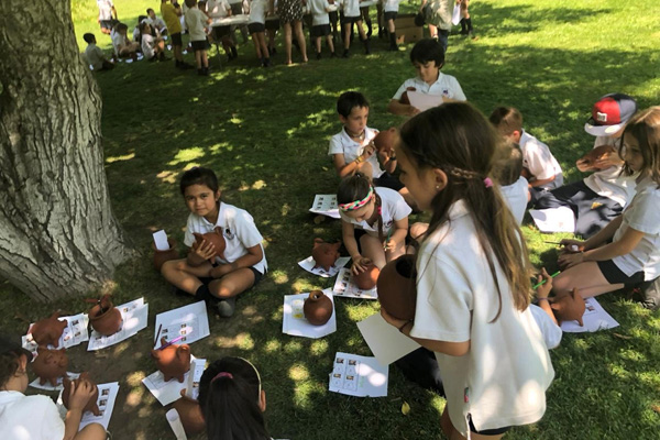 Granja Educativa Alfarera visitó a los alumnos de primer grado