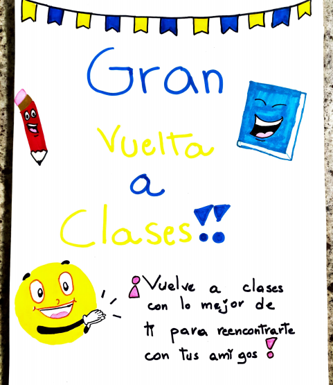 Alumnos de cuarto grado diseñan afiches en asignatura de Lenguaje
