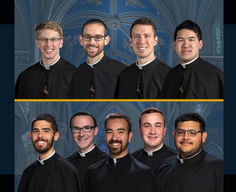 Five Profess Final Vows & Four Ordained Priests in Holy Cross